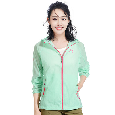 

(PELLIOT) skin clothing men and women outdoor sports skin windbreaker 262,1204 female rose red L