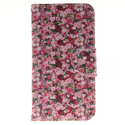 

Floral Design PU Leather Flip Cover Wallet Card Holder Case for LG K8