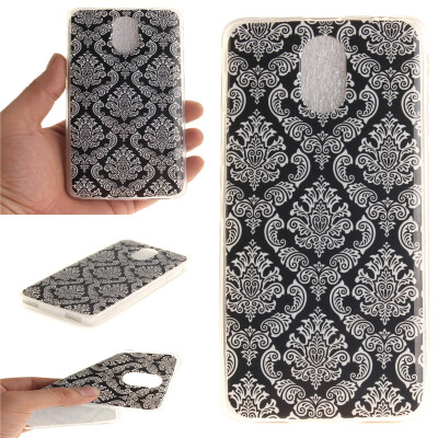 

Totem flowers Pattern Soft Thin TPU Rubber Silicone Gel Case Cover for Lenovo VIBE P1m