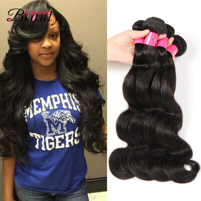 

Brazilian Virgin Hair Body Wave 3 Bundles 100% Human Hair Bundles Natural Color Weave Cheap Brazilian Hair Weave Bundles