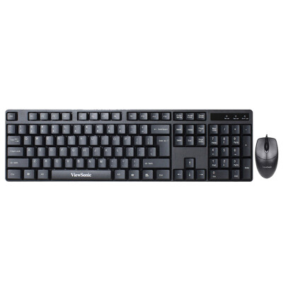 

ViewSonic CU1250 keyboard and mouse set silent version of the business suite dual USB interface black