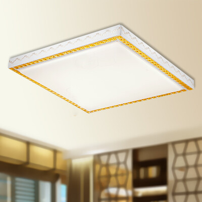 

NVC led square round living room bedroom crystal ceiling lamp modern simple atmospheric lighting 24W EKX9030