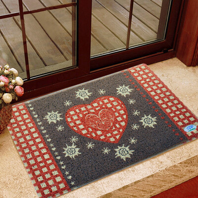 

LIDIMEI pad cushion living room pad love bright light background color red primary color PVC encryption 80 * 120cm