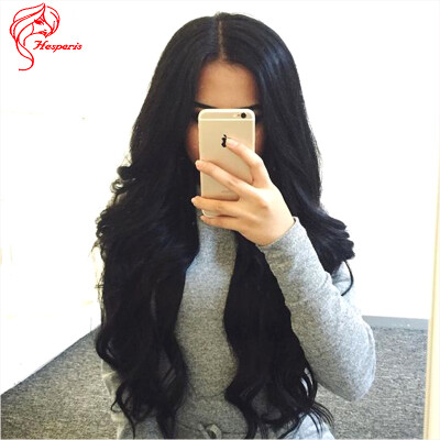 

Hesperis Brazilian Virgin Hair Fluffy Wavy Glueless Full Lace Human Hair Wigs With Baby Hair for Black Women