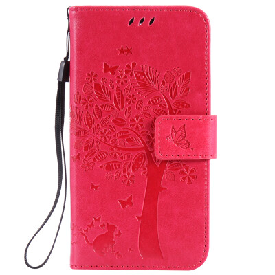 

Rose Tree Design PU Leather Flip Cover Wallet Card Holder Case for HUAWEI Y625