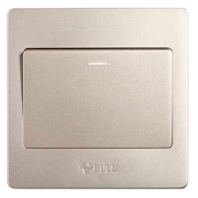 

Bull (BULL) switch socket G07 series four open dual control switch 86 type panel G07K412Y (U6) champagne gold