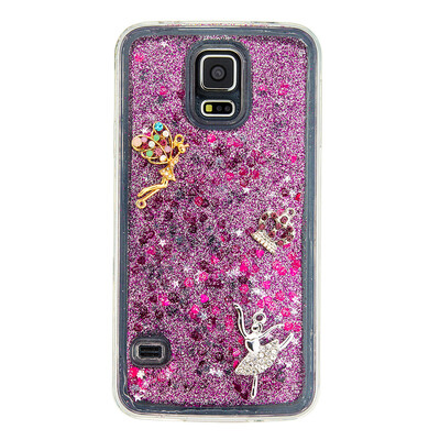 

Dynamic Quicksand Glitter Liquid Soft TPU Case Cover For SAMSUNG S5