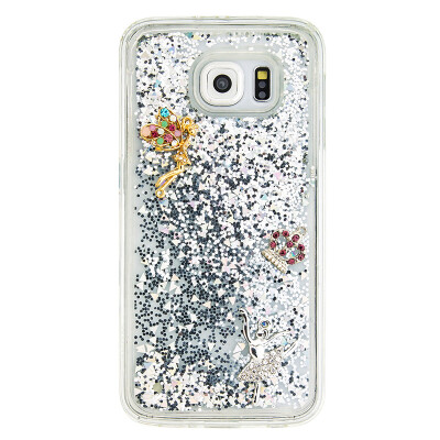 

Dynamic Quicksand Glitter Liquid Soft TPU Case Cover For SAMSUNG S6