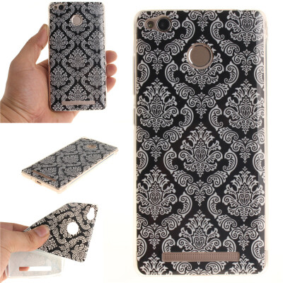 

Totem flowers Pattern Soft Thin TPU Rubber Silicone Gel Case Cover for XIAOMI RedMi 3X