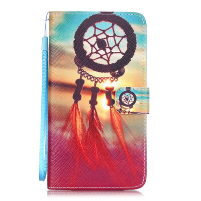 

Dreamcatcher Дизайн Кожа PU откидная крышка карточки бумажника держатель случая для LS775