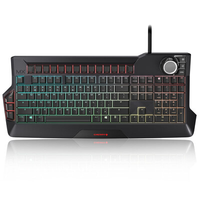 

Cherry CHERRY MX Board 90 G80-3980LYBEU-2 RGB Backlit Mechanical Keyboard Black Red Axis Gaming Keyboard