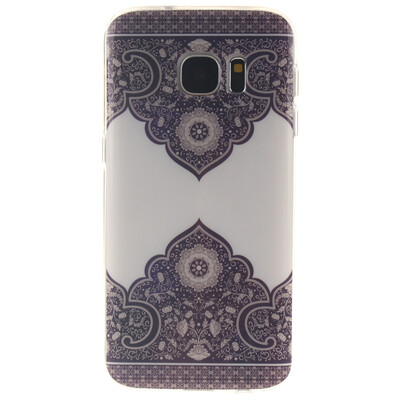 

Diagonal totem Pattern Soft Thin TPU Rubber Silicone Gel Case Cover for SAMSUNG GALAXY S7
