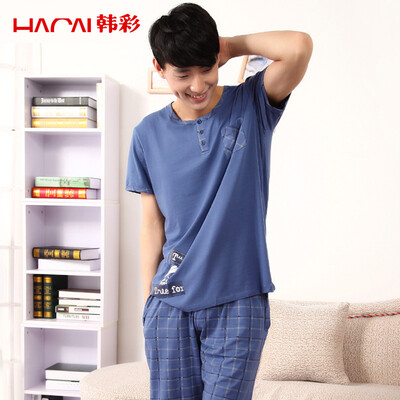 

Jingdong [супермаркет] Корейский Choi (HACAI) модальный мультфильм печатной коротких рукавов пижама пакет мужского обслуживание на дому мелкого Хетер Грей 185/110 (3XL)