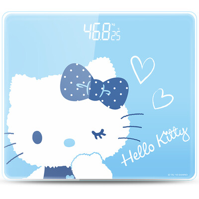 

Xiangshan Hello Kitty KB9395 electronic scales that scale body scale genuine genuine cartoon authorization dream blue