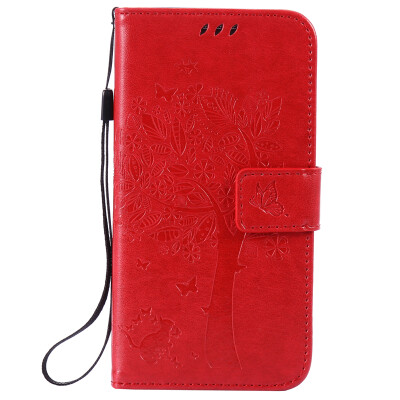 

Red Tree Design PU Leather Flip Cover Wallet Card Holder Case for SAMSUNG G530