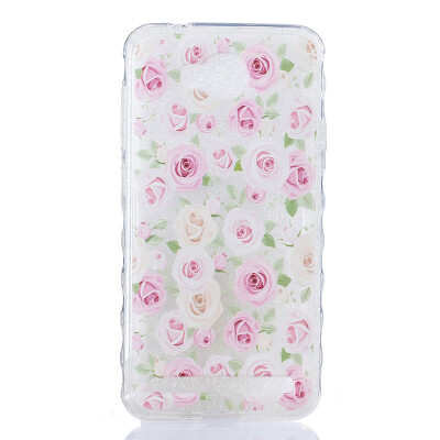 

More roses Pattern Soft Thin TPU Rubber Silicone Gel Case Cover for HUAWEI Y3 II