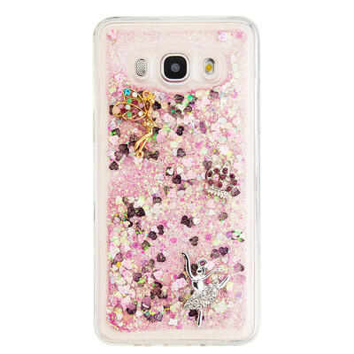 

Dynamic Quicksand Glitter Liquid Soft TPU Case Cover For SAMSUNG J510
