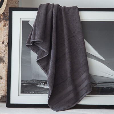 

Jingdong supermarket] Lan Syria (LENCIER) bath towel home textile five-star hotel cotton bath towel to increase the thickening of soft water soot 510g 140 * 70cm