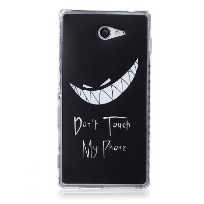 

Bad laugh Pattern Soft Thin TPU Rubber Silicone Gel Case Cover for SONY Xperia M2