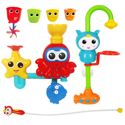 

Beffei Le buddyfun дети купание игрушки дуэт дуэт душ сочетание с душем мини водяное колесо
