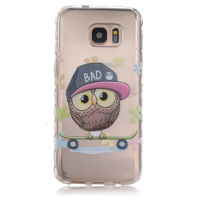 

Owl Pattern Soft Thin TPU Rubber Silicone Gel Case Cover for SAMSUNG GALAXY S7 Edge
