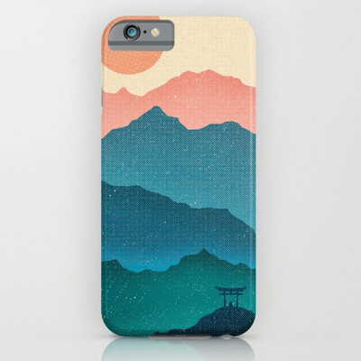 

iPhone 6s Slim silicone design Case protective shockproof Meditating Samurai custom iphone 6s case
