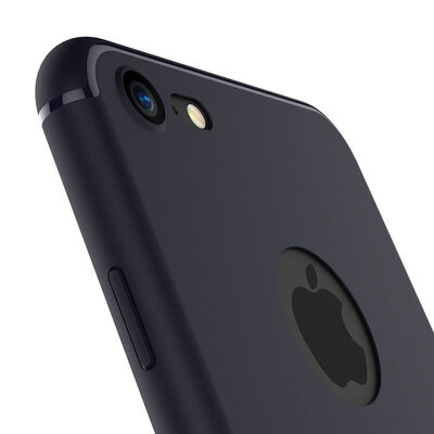 

BIAZE Apple 7 phone shell iPhone7 protective cover silicone all-inclusive anti-fall shell texture series JK103- gentleman blue