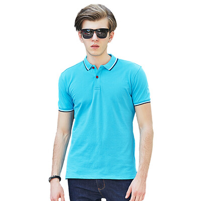 

Pioneer Pioneer Camp Short Sleeve POLO Men Comfortable Short Sleeve POLO 505112A Sky Blue M