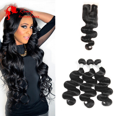 

Malaysian Body Wave With Closure 7A Malaysian Human Hair 3 Bundles With Closure Malaysian Virgin Hair Body Wave With Closure