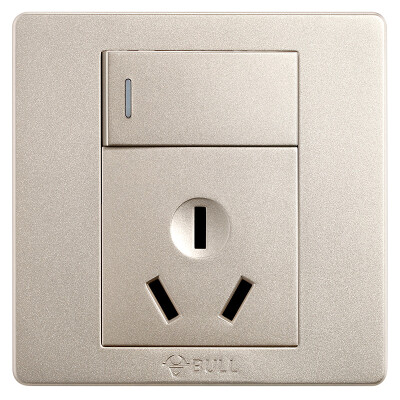 

Bull (BULL) switch socket G07 series inclined five hole switch 86 type socket panel G07Z223A (U6) champagne gold 10 only installed