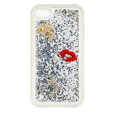 

Динамический Quicksand Блеск наливные Мягкая ТПУ чехол для IPHONE 5S