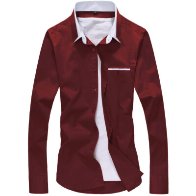 

GEEDO Men Casual Business Long Sleeve Shirt