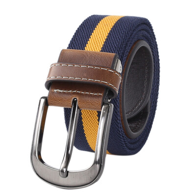 

LovingLilies Belt Golf Elasticity With Pants Canvas Neutral Buckle Belt Belt Blue Tank