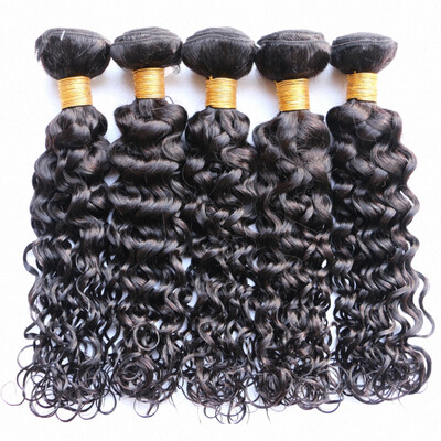 

100 Human hair natural wave virgin hair 4 bundles brazilian unprocessed remy natural curly italian wave hair extension 8-30inch
