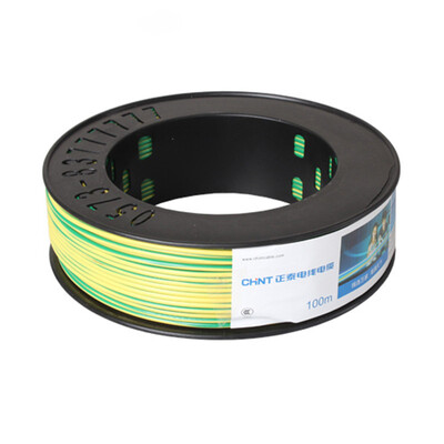 

Zhengtai CHNT wire&cable 4 square two-color 100-meter single-strand copper lighting power cord
