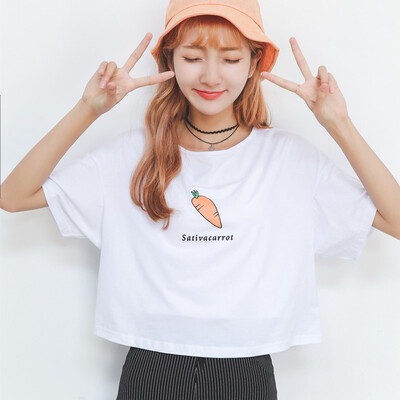 

CITYPLUS Arts Fano simple print short sleeve T shirt CWTD172273 white all code