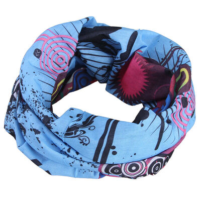

(LOCAL LION) scarf men and women universal riding magic headscarf dust sweat breathable seamless sunscreen multi-purpose scarf blue