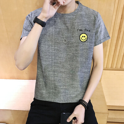 

RXT молодежной моды случайные мужские шею с коротким рукавом футболки печать RMTD172285 черный M