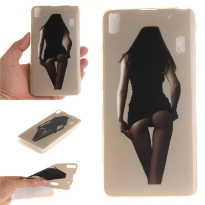 

Sexy Girls Pattern Soft Thin TPU Rubber Silicone Gel Case Cover for Lenovo K3 Note/A7000