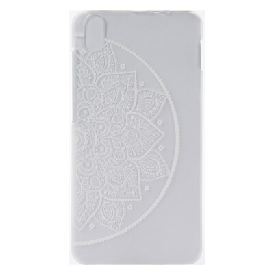 

Flower of semicircle Pattern Soft Thin TPU Rubber Silicone Gel Case Cover for Lenovo S850