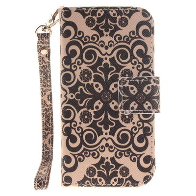 

Palace flower Design PU Leather Flip Cover Wallet Card Holder Case for iPad Touch 56