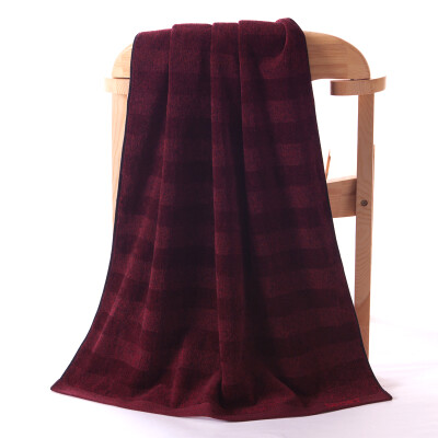 

Gold towel home textiles cotton satin color bath towel single dress red 424g 135 75cm