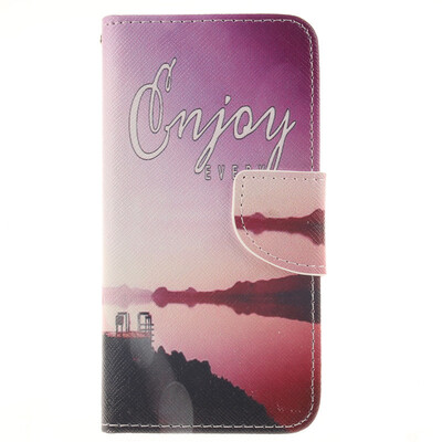 

Seaside scenery Design PU Leather Flip Cover Wallet Card Holder Case for IPHONE 66S