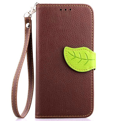 

Brown Design PU Leather Flip Cover Wallet Card Holder Case for LG G3 BeatMini