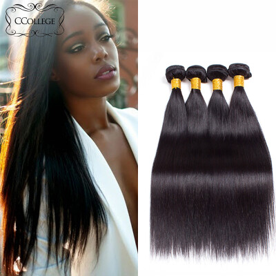 

Ccollege Hair Malaysian Virgin Hair 4 Bundles Malaysian Straight Hair 8A Grade Malaysian Virgin Hair Straight Human Hair Weaves