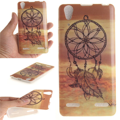 

Обложка Dreamcatcher Pattern Мягкий тонкий ТПУ резиновый силиконовый гель чехол для Lenovo A6000