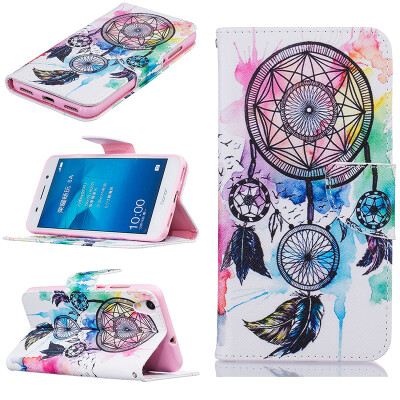 

Dreamcatcher Design PU Leather Flip Cover Wallet Card Holder Case for HUAWEI Honor 5A/Y6 II