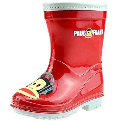

[супермаркет] PaulFrank Jingdong рот обезьяны обувь водонепроницаемой галоши резиновые сапоги в трубе ребенок ребенок мужчин и женщин моды сапоги PF1003 красный 26 ярдов