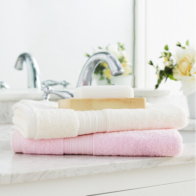 

Jingdong supermarket] Tang towel home textile cotton wash towel cotton towel two dress 360g / gift box box