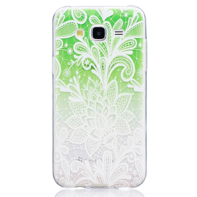 

Green gradient Pattern Soft Thin TPU Rubber Silicone Gel Case Cover for SAMSUNG GALAXY J5